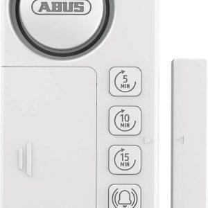 Mini zestaw alarmowy ABUS Time2Close™ ABTC10000 115 dB biały Mini zestaw alarmowy ABUS Time2Close™ ABTC10000 115 dB biały