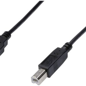 Digitus Kabel USB USB 2.0 Złącze męskie USB-A, Złącze męskie USB-B 1.80 m czarny konstrukcja okrągła, podwójne ekranowan Digitus Kabel USB USB 2.0 Złącze męskie USB-A, Złącze męskie USB-B 1.80 m czarny konstrukcja okrągła, podwójne ekranowan