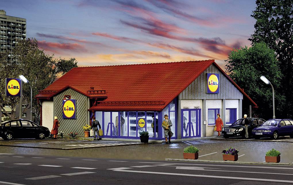 Supermarket Lidla Zestaw do złożenia Vollmer 43662 H0 1 szt. - obrazek 1