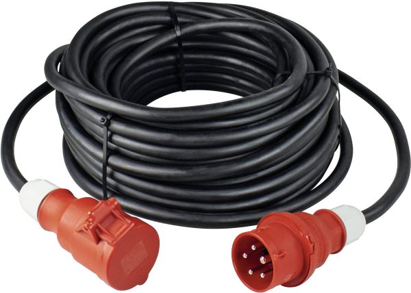 przedłużacz AS Schwabe 61335 61335, gniazdka: 1, H07RN-F 5G 6 mm², 400 V, 32 A, 5.00 m