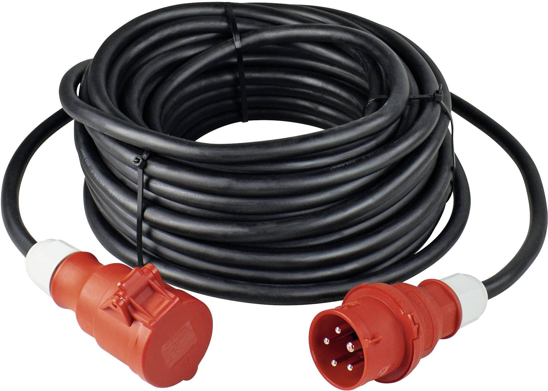 przedłużacz AS Schwabe 61335 61335, gniazdka: 1, H07RN-F 5G 6 mm², 400 V, 32 A, 5.00 m - obrazek 1