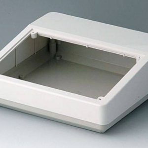 OKW AS054468 Obudowa pulpitowa (S x W x G) 228 x 76 x 216 mm ABS, aluminium aluminiowy (anodowany) 1 szt.