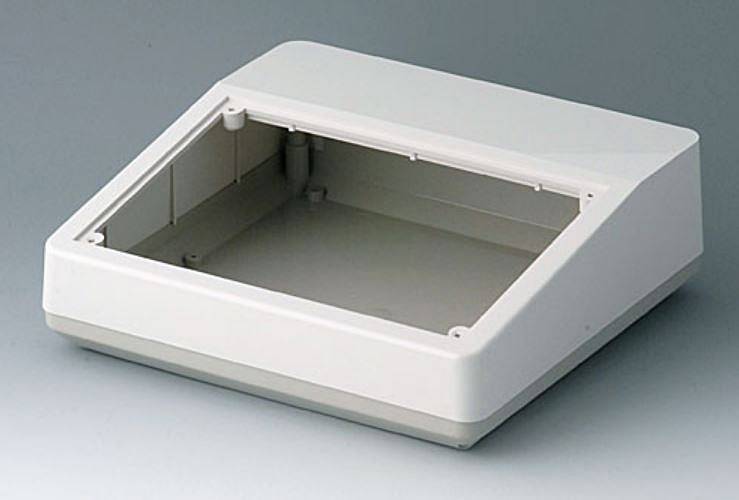 OKW AS054468 Obudowa pulpitowa (S x W x G) 228 x 76 x 216 mm ABS, aluminium aluminiowy (anodowany) 1 szt. - obrazek 1