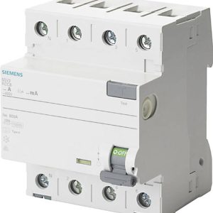 Wyłącznik różnicowoprądowy Siemens 5SV33446KL, 4 styki, 40 A, 0.03 A, 400 V