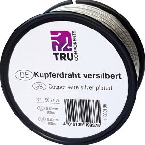 TRU COMPONENTS 1562129 Drut miedziany 1516010/14, 14 m TRU COMPONENTS 1562129 Drut miedziany 1516010/14, 14 m