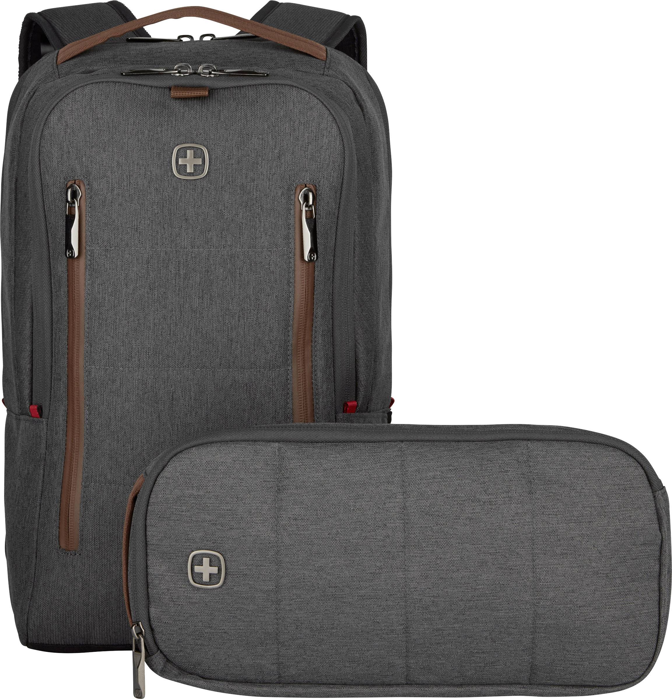 Plecak na laptopa Wenger City Upgrade, 39,6 cm (15,6") , szary - obrazek 1