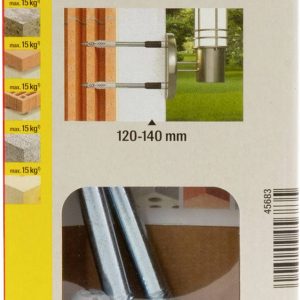 Fischer 045683 TherMax System mocowania z odstępem 200 mm 18 mm 2 szt. Fischer 045683 TherMax System mocowania z odstępem 200 mm 18 mm 2 szt.