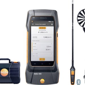 testo testo 400 – Strömungs-Set mit 16 mm-Flügelradsonde Zestaw do pomiarów środowiskowych temperatura, ciśnienie -40, 0 testo testo 400 – Strömungs-Set mit 16 mm-Flügelradsonde Zestaw do pomiarów środowiskowych temperatura, ciśnienie -40, 0