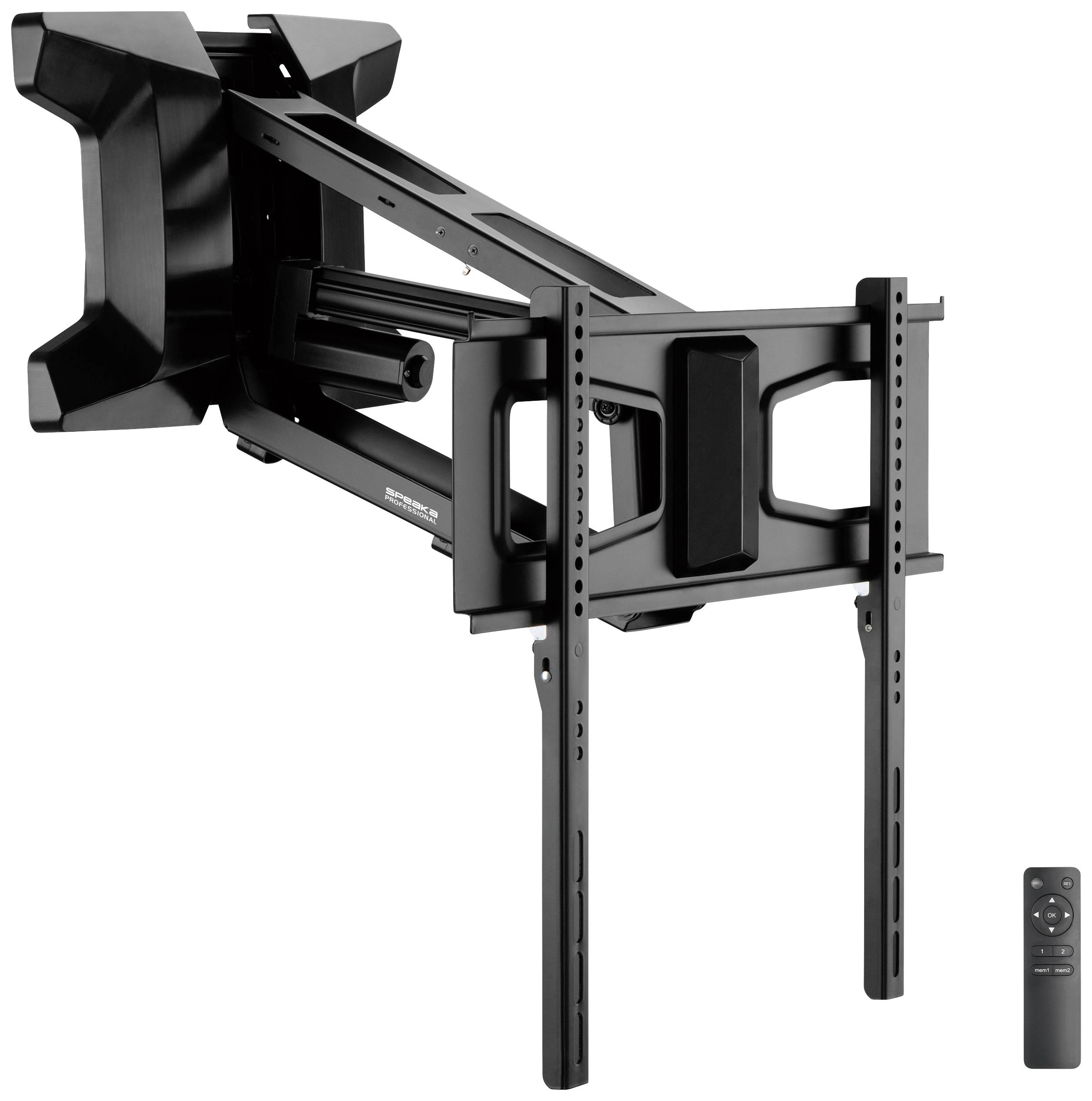 Uchwyt ścienny do telewizora z napędem SpeaKa Professional SP-TVM-900, Maks. udźwig: 35 kg, 94,0 cm (37") - 177,8 cm (70 - obrazek 1