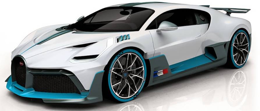 Model samochodu Maisto Bugatti Divo - obrazek 1