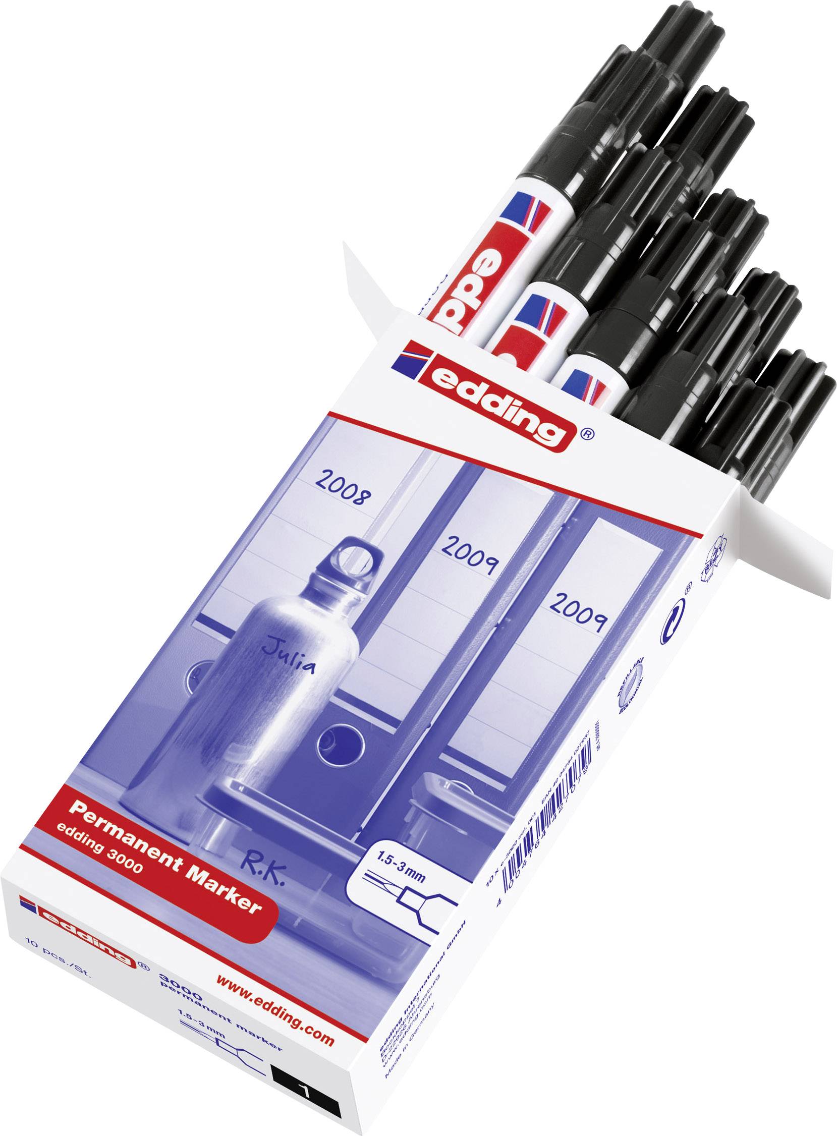 Marker permanentny Edding edding 3000 - obrazek 1