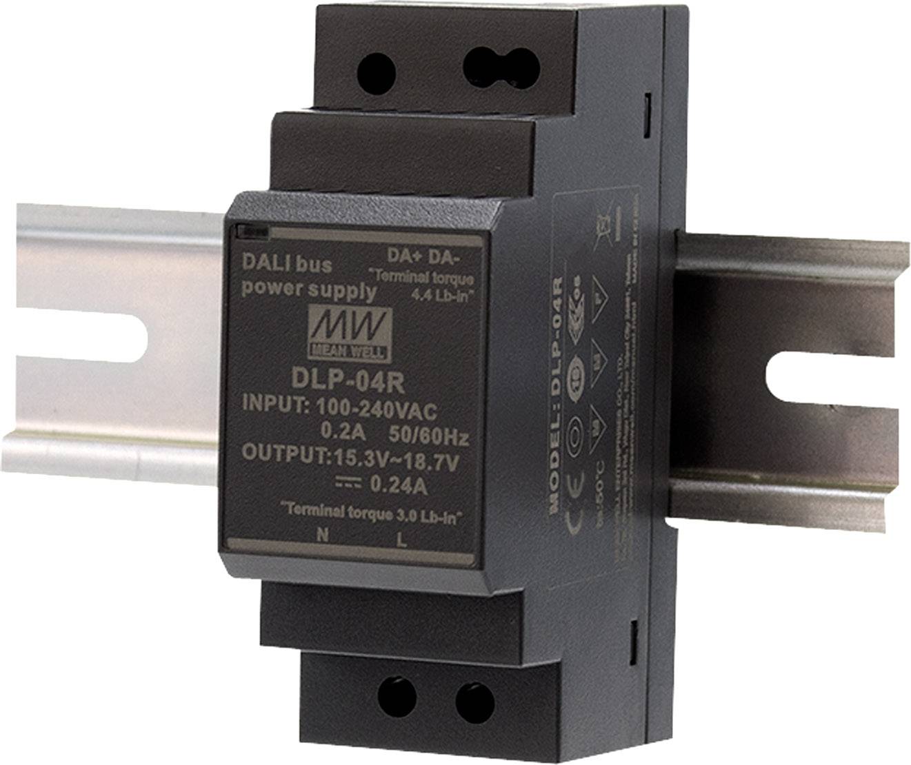 MEAN WELL DLP-04R Zasilacz przełączający 16 V/DC 240 mA 3.84 W Ilość wyjść:1 x Opis 1 szt. - obrazek 1