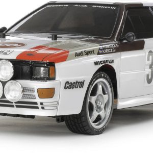 Model samochodu RC Tamiya Audi Quattro Rally, 1:10, Do samodzielnego złożenia Model samochodu RC Tamiya Audi Quattro Rally, 1:10, Do samodzielnego złożenia