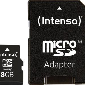 Karta pamięci microSDHC Intenso 3403460, 8 GB, Class 4, 21 MB/s / 5 MB/s, adapter SD Karta pamięci microSDHC Intenso 3403460, 8 GB, Class 4, 21 MB/s / 5 MB/s, adapter SD