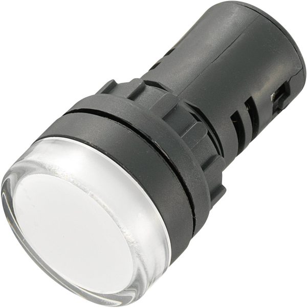 TRU COMPONENTS 140396 Lampka sygnalizacyjna LED AD16-22DS/24V/W, 24 V/DC, 22 mm