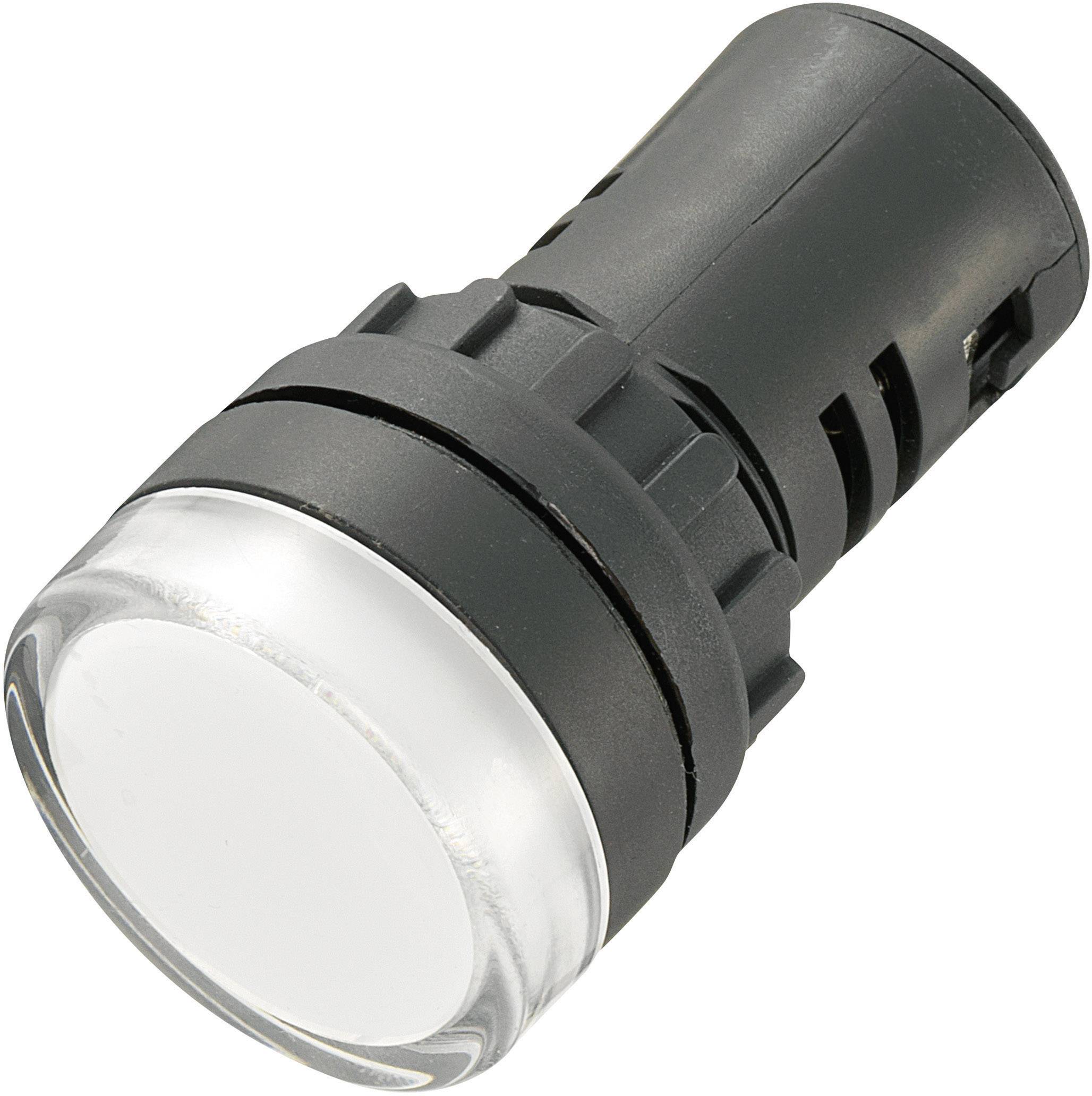 TRU COMPONENTS 140396 Lampka sygnalizacyjna LED AD16-22DS/24V/W, 24 V/DC, 22 mm - obrazek 1