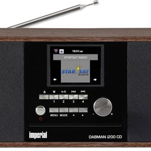 Radio internetowe Imperial DABMAN i200CD DAB+, fale metrowe (VHF), Internet obsługa DLNA drewno Radio internetowe Imperial DABMAN i200CD DAB+, fale metrowe (VHF), Internet obsługa DLNA drewno