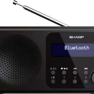 Radio Sharp DR-P420 DAB+, DAB, FM funkcja budzika czarny Radio Sharp DR-P420 DAB+, DAB, FM funkcja budzika czarny
