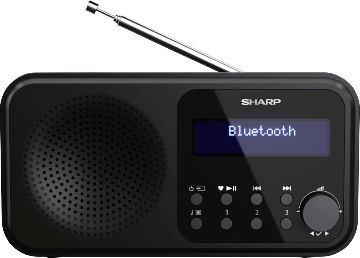 Radio Sharp DR-P420 DAB+, DAB, FM funkcja budzika czarny - obrazek 1