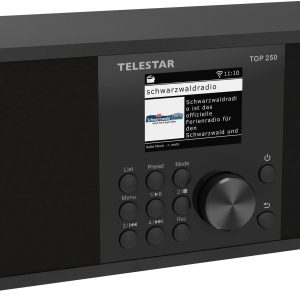 Radio internetowe przenośne Telestar TOP 250 Schwarz DAB+, Internet, fale metrowe (VHF) czarny Radio internetowe przenośne Telestar TOP 250 Schwarz DAB+, Internet, fale metrowe (VHF) czarny
