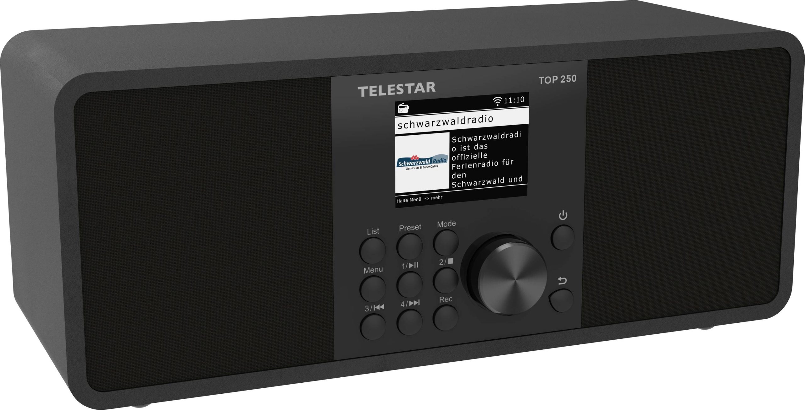 Radio internetowe przenośne Telestar TOP 250 Schwarz DAB+, Internet, fale metrowe (VHF) czarny - obrazek 1