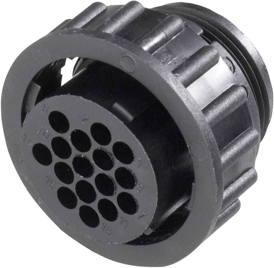 Gniazdo CPC TE Connectivity 182642-01/182642-1, z nakrętką, 16-pin, 5000 MOhm - obrazek 1