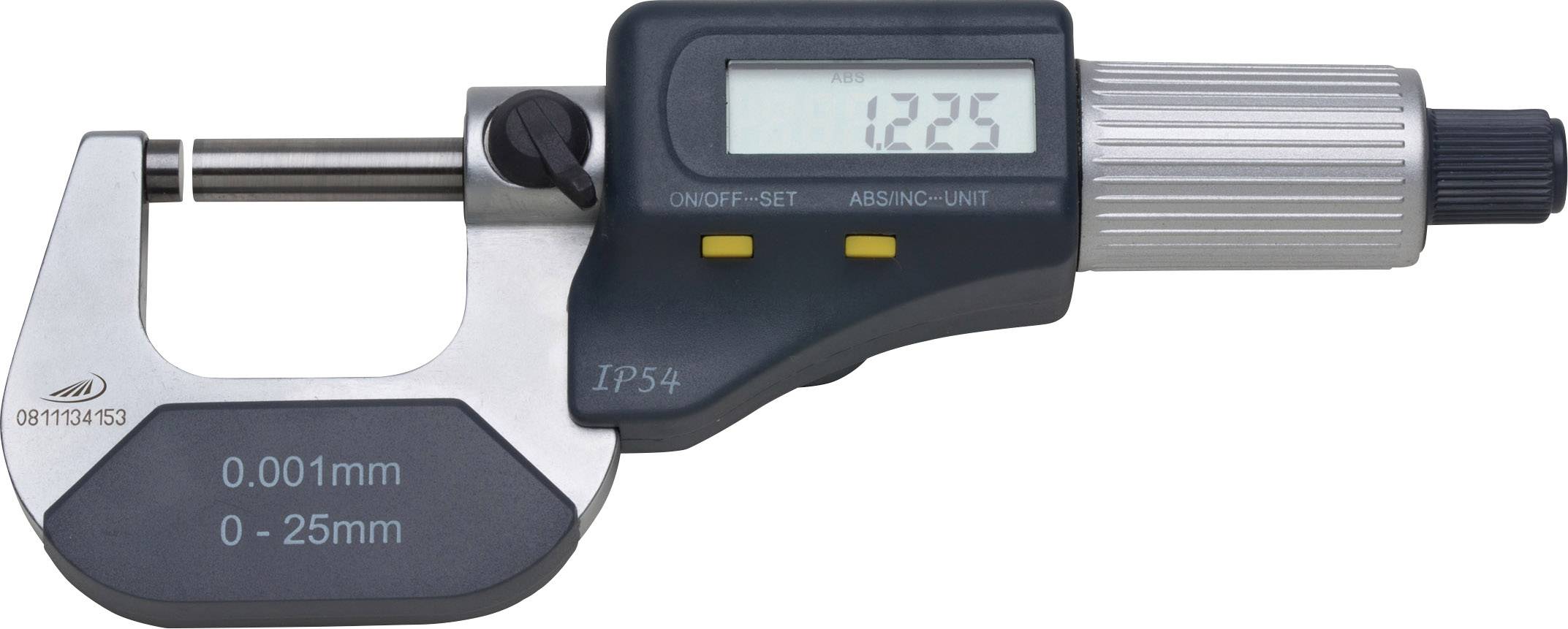 HELIOS PREISSER Elektron. Bügelmessschraube 25-50mm o.Datenausgang 0912502 Mikrometr ze wskaźnikiem cyfrowym 25 - 50 mm - obrazek 1