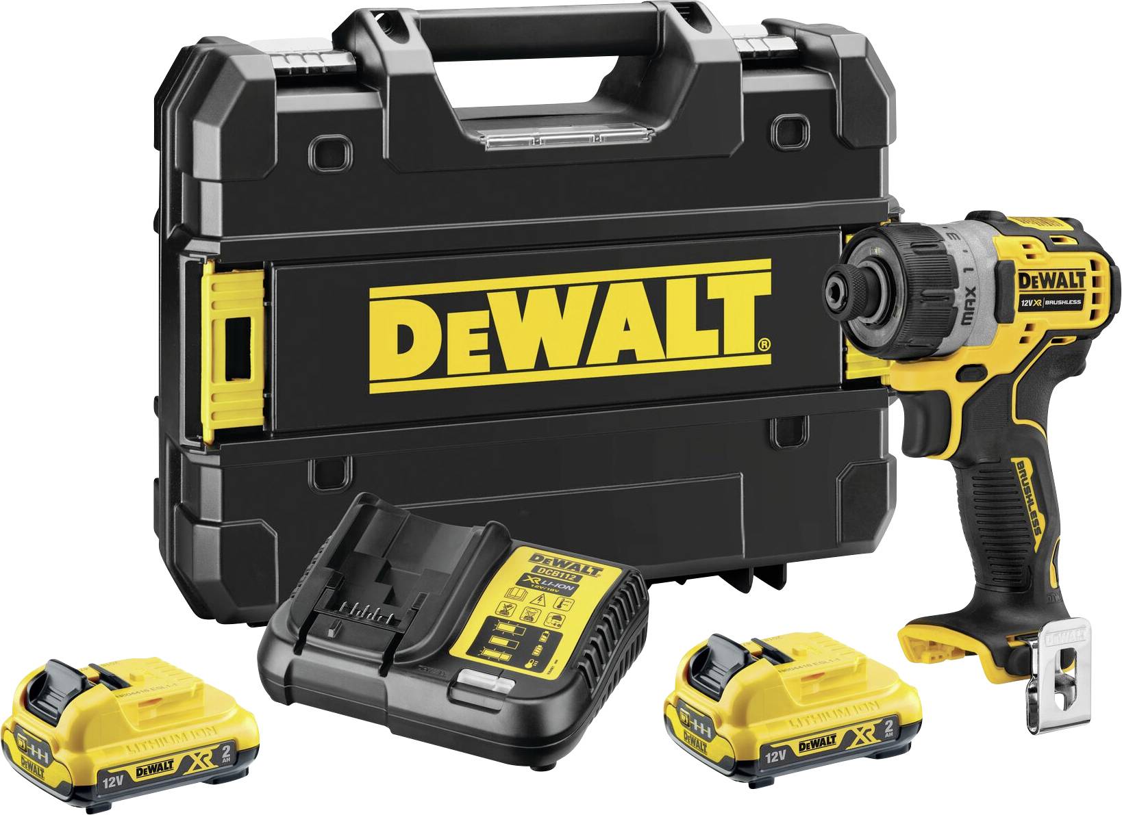Wkrętarka akumulatorowa DEWALT DCF601D2-QW DCF601D2-QW 2 Ah bezszczotkowy - obrazek 1