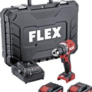 Wiertarko-wkrętarka akumulatorowa Flex DD 2G 18.0 EC LD/2.5 Set 519049 2.5 Ah, 5 Ah, 8 Ah zaw. 2 akumulatory Wiertarko-wkrętarka akumulatorowa Flex DD 2G 18.0 EC LD/2.5 Set 519049 2.5 Ah, 5 Ah, 8 Ah zaw. 2 akumulatory