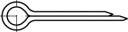 Zawleczka TOOLCRAFT TO-5445834 20 mm 100 szt.