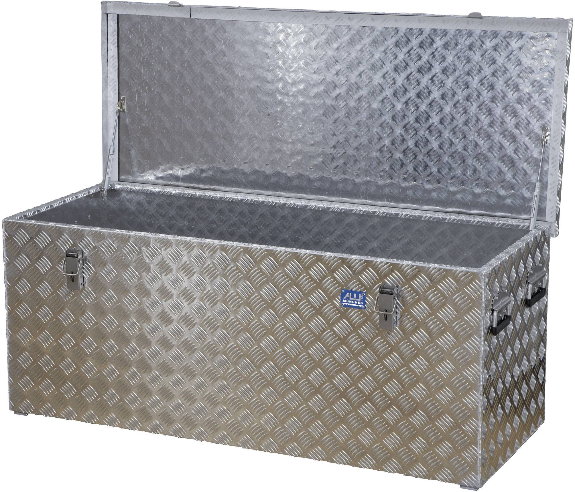 Skrzynia z blachy ryflowanej Alutec 41312 (D x S x W) 1276 x 525 x 520 mm - obrazek 1