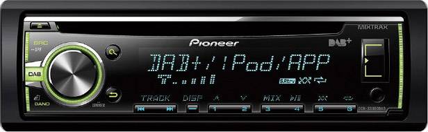 Pioneer DEH-X6800DAB Radio samochodowe Tuner DAB+, Zdalne sterowanie z kierownicy - obrazek 1