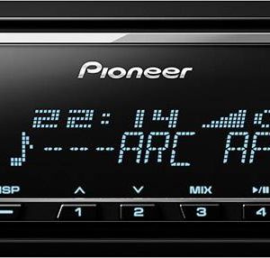 Radio samochodowe Pioneer MVH-X580DAB, 4 x 50 W Radio samochodowe Pioneer MVH-X580DAB, 4 x 50 W