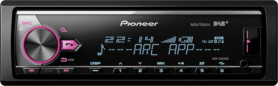 Radio samochodowe Pioneer MVH-X580DAB, 4 x 50 W - obrazek 1
