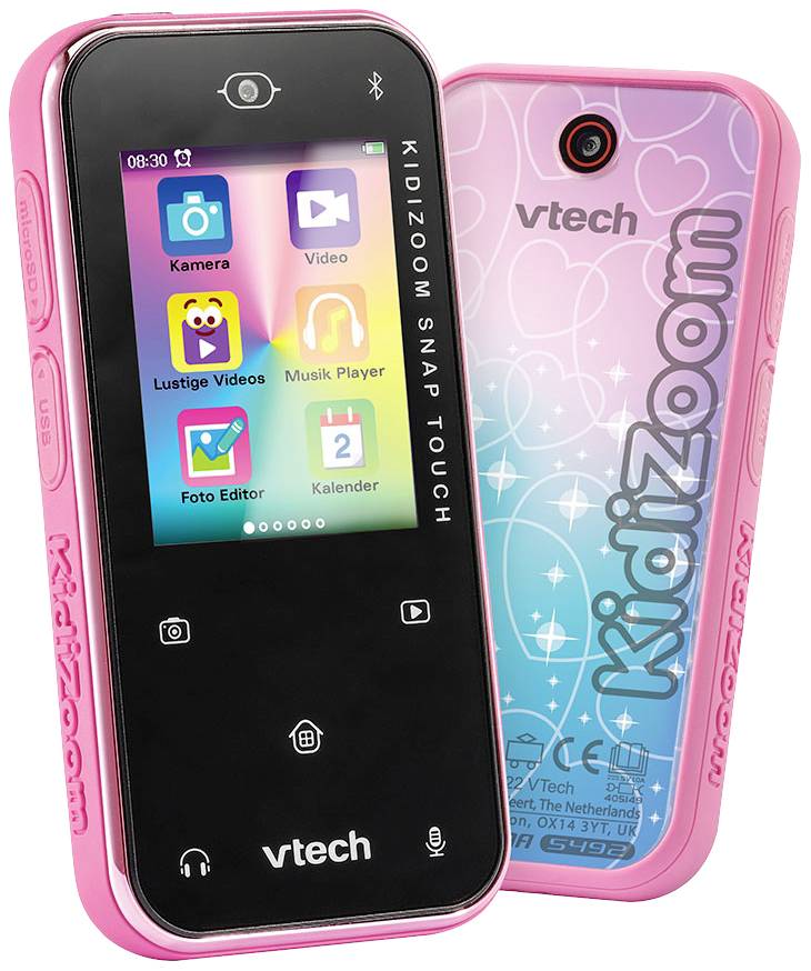 Aparat cyfrowy VTech Kidizoom Snap touch, różowy - obrazek 1