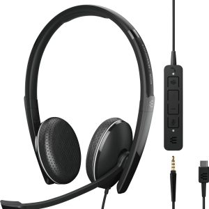 EPOS EPOS ADAPT 165T USB-C II – ADAPT 100 Series – Headset Słuchawki nauszne przewód stereo czarny Wyciszanie hałasów re EPOS EPOS ADAPT 165T USB-C II – ADAPT 100 Series – Headset Słuchawki nauszne przewód stereo czarny Wyciszanie hałasów re