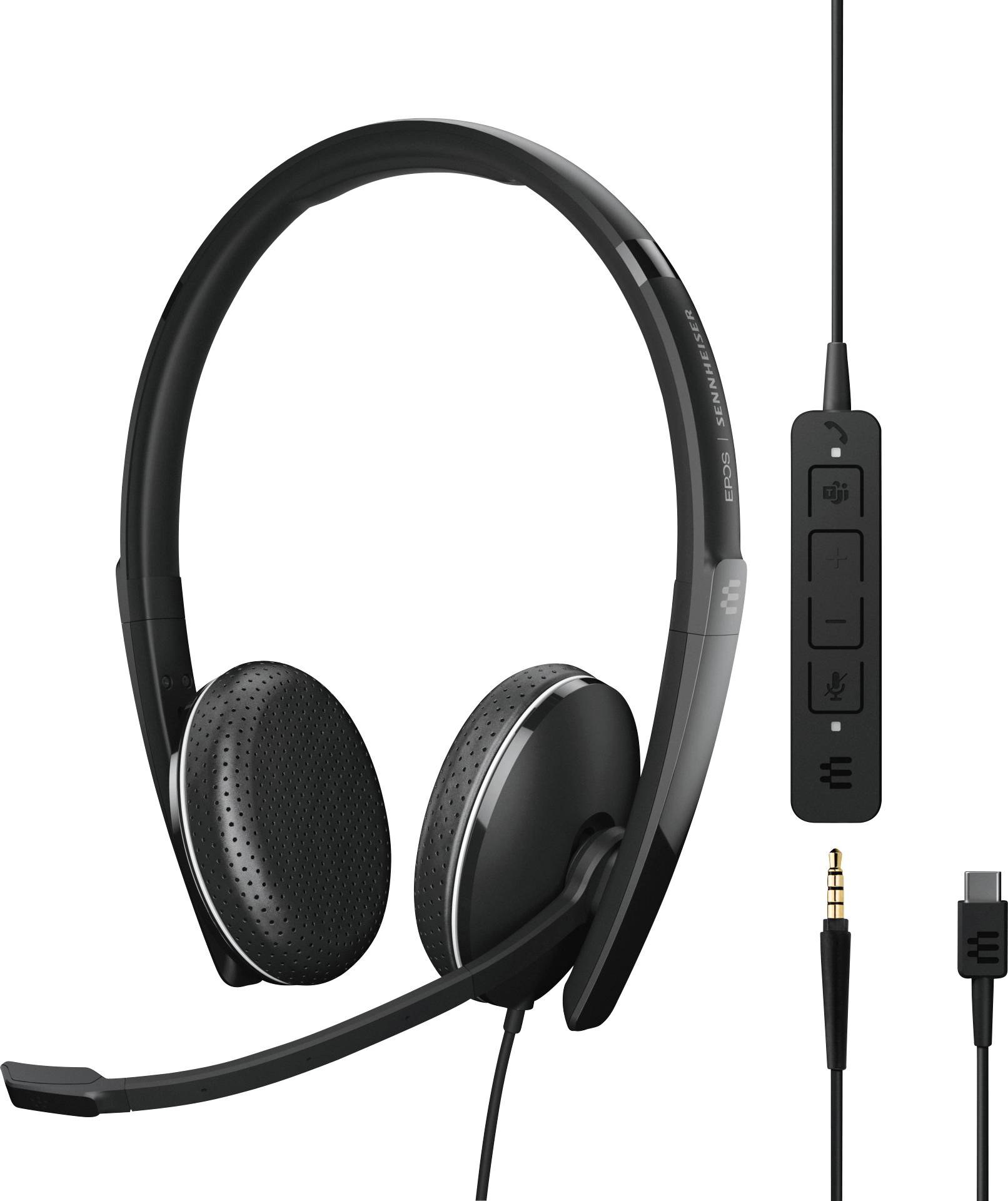 EPOS EPOS ADAPT 165T USB-C II - ADAPT 100 Series - Headset Słuchawki nauszne przewód stereo czarny Wyciszanie hałasów re - obrazek 1