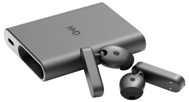 HMD Amped Buds Słuchawki douszne Bluetooth czarny redukcja szumów mikrofonu odporne na pot Sport - obrazek 1