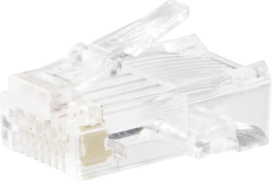 TRU COMPONENTS 1582438 Złącze męskie RJ45, RJ45, CAT 5e, 1 szt. - obrazek 1