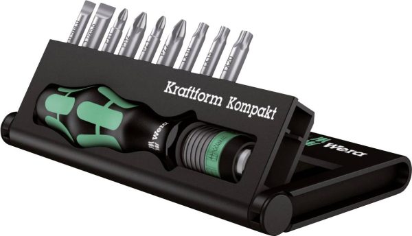 Bity Wera Kraftform Kompakt 10 05056653001 1 zest. płaski, krzyżakowy Phillips, krzyżakowy Pozidriv, TORX wewnętrzny