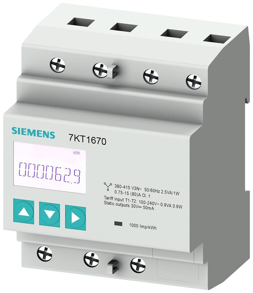 Miernik energii na szynę DIN Siemens 7KT1665 - obrazek 1