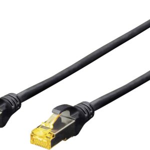 kabel LAN Digitus DK-1644-A-010/BL, 1 szt., RJ45, CAT 6a, S/FTP, 1.00 m, czarny kabel LAN Digitus DK-1644-A-010/BL, 1 szt., RJ45, CAT 6a, S/FTP, 1.00 m, czarny