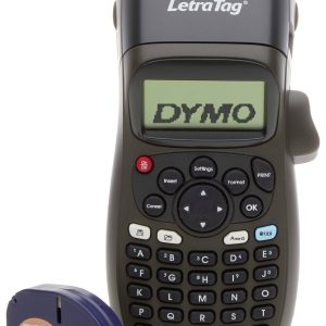 DYMO LetraTag LT-100H czarny Drukarka etykiet Przystosowana do taśmy do nadruku: LT 12 mm DYMO LetraTag LT-100H czarny Drukarka etykiet Przystosowana do taśmy do nadruku: LT 12 mm