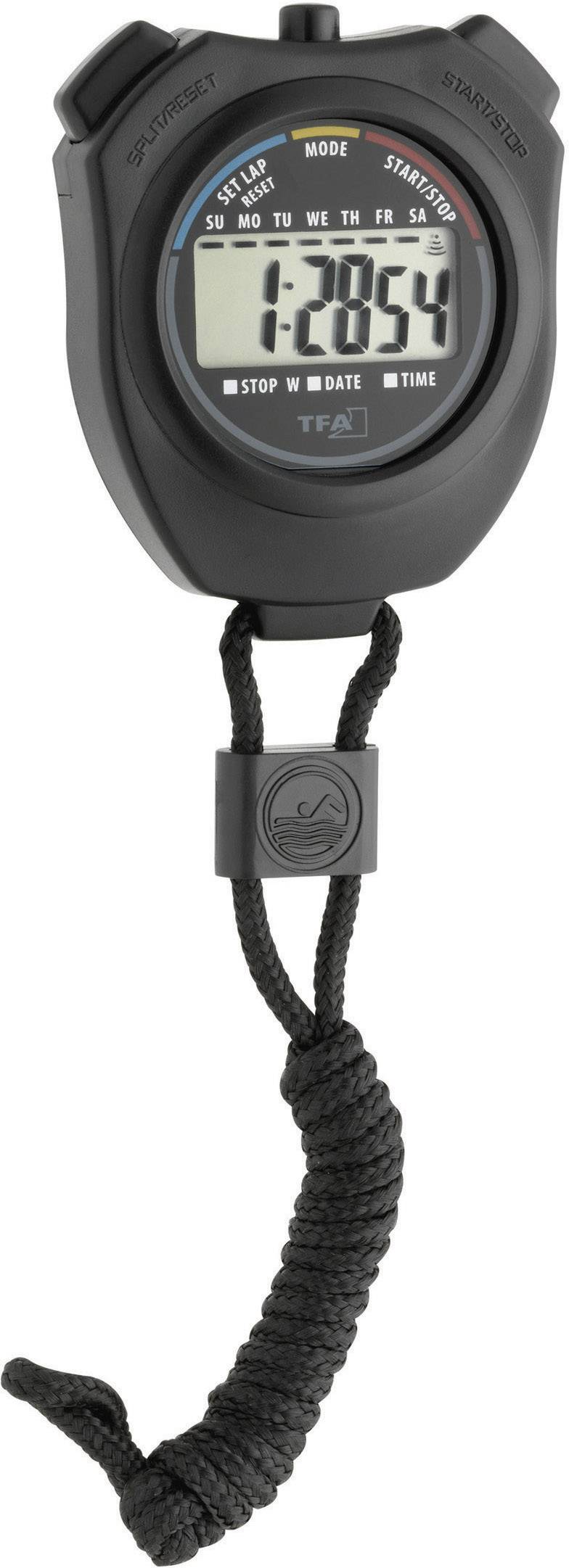 Stoper TFA 38.2030, zegar, alarm z funkcją snooze, 1/100 sekundy - obrazek 1