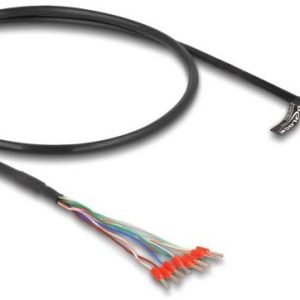 kabel LAN Delock 88005, 1 szt., RJ45, CAT 5e, 0.50 m, czarny kabel LAN Delock 88005, 1 szt., RJ45, CAT 5e, 0.50 m, czarny