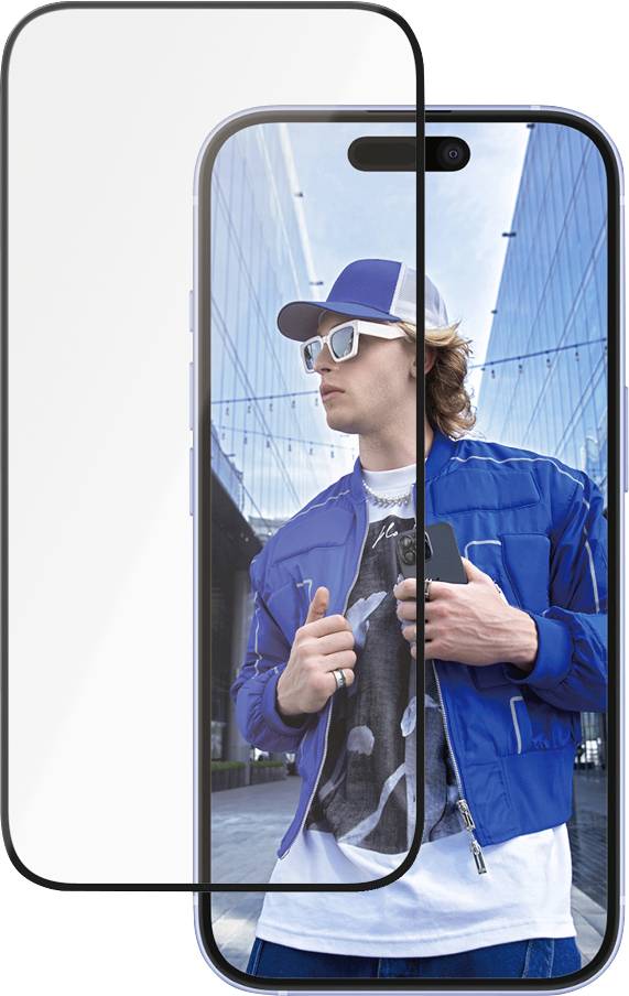 PanzerGlass Ceramic Szkło ochronne na wyświetlacz Apple iPhone 15, iPhone 16 1 szt. Anti Fingerprint (Odcisk palca), odp