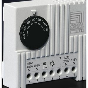 Regulator temperatury wnętrz szaf RACK (kontrola 2-punktowa) Regulator temperatury wnętrz szaf RACK (kontrola 2-punktowa)