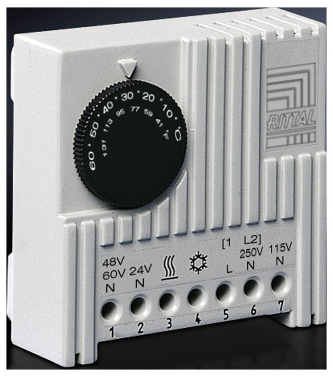 Regulator temperatury wnętrz szaf RACK (kontrola 2-punktowa) - obrazek 1