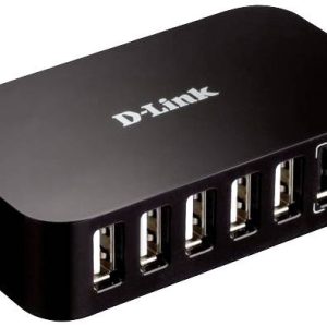 D-Link DUB-H7/E 7 Portów USB-Hub z gniazdem szybkiego ładowania czarny D-Link DUB-H7/E 7 Portów USB-Hub z gniazdem szybkiego ładowania czarny