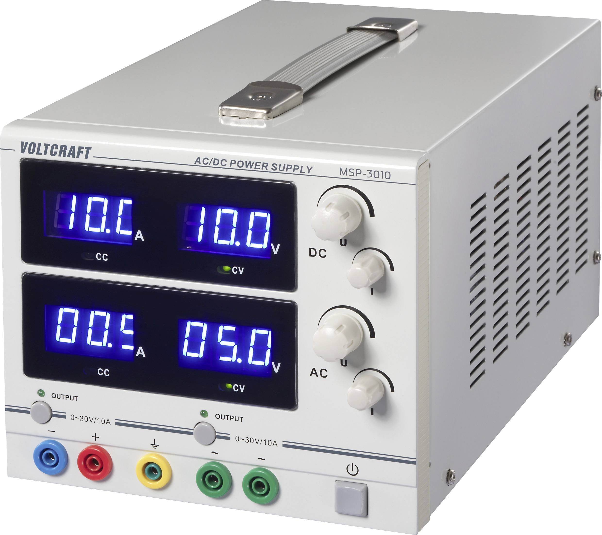 Zasilacz laboratoryjny regulowany VOLTCRAFT MSP-3010 0 - 30 V/AC 0 - 10 A 600 W - obrazek 1